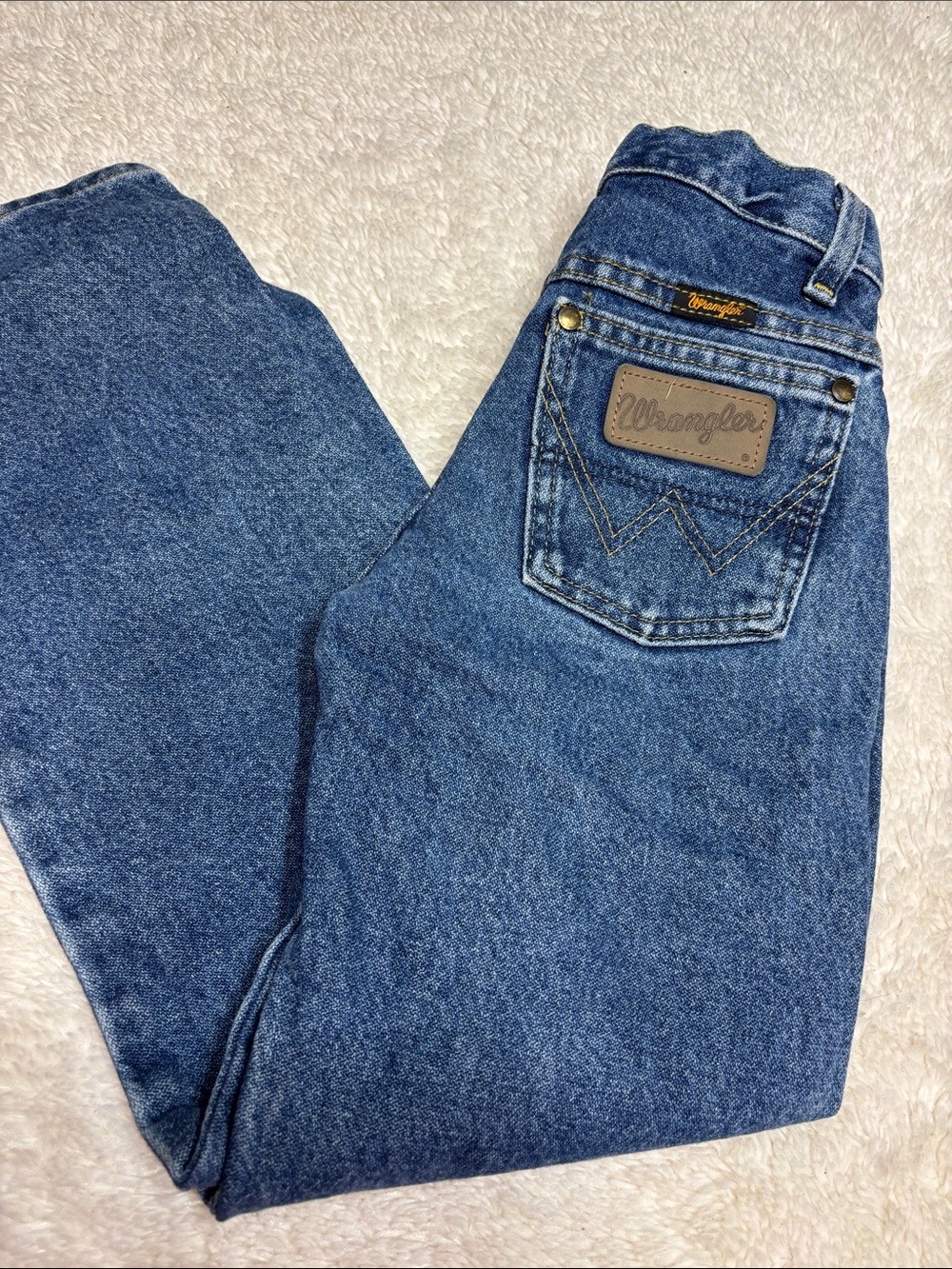 Boys George Strait Wrangler Denim Jeans Size 8